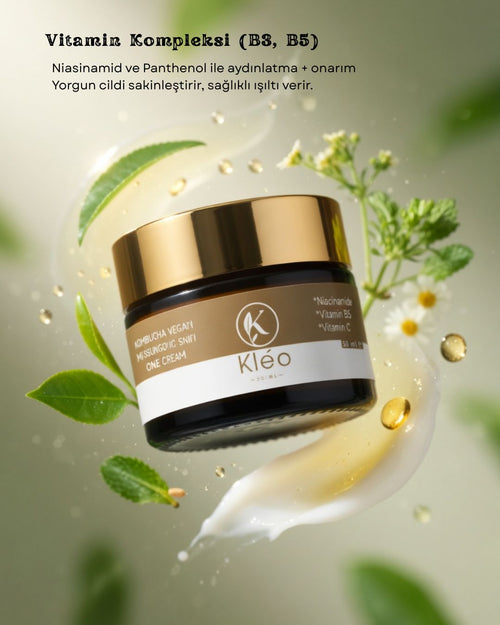 Kléo By MK Kombucha Moisturizing Cream – Yoğun Nemlendirici, Bariyer Onarıcı ve Canlandırıcı Bakım Kremi( 50 ml )