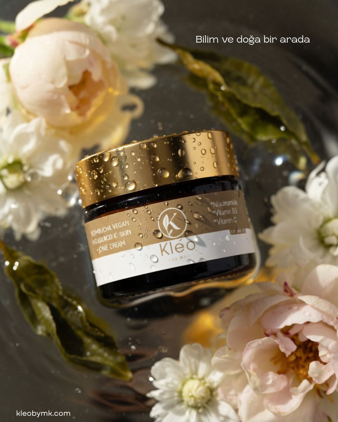 Kléo By MK Kombucha Moisturizing Cream – Yoğun Nemlendirici, Bariyer Onarıcı ve Canlandırıcı Bakım Kremi( 50 ml )